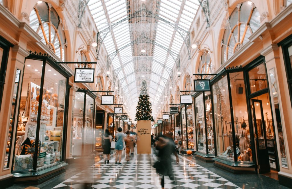 inside mall